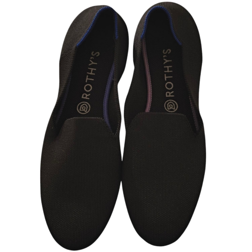 Rothy's Black The Loafer Flat Size 10